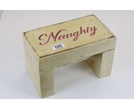 Wooden Painted ' Naughty Step '