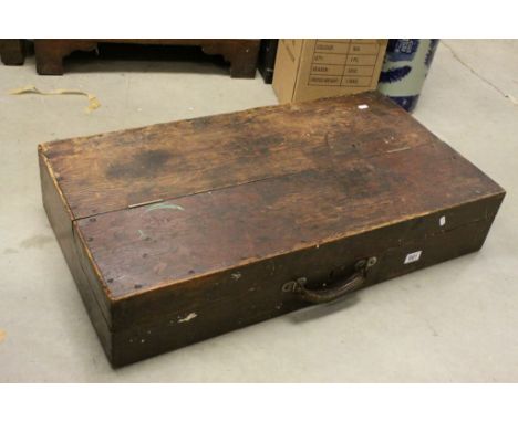 Carpenters wooden toolbox