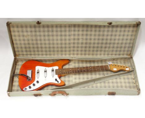 VOX DOU-TONE STROLLER electric guitar circa 1964 with original guitar case Condition Report:Available upon request