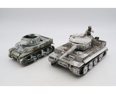 A Collectors Showcase Operation Market Garden: Arnhem Tiger Tank and Stuart M8 HMC (Winter), both boxed; together with variou