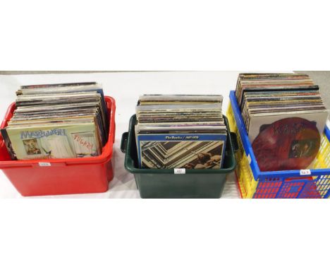 VINYL RECORDS a collection of prog rock, heavy metal and rock vinyl LP records with Metallica, Skid Row, Pink Floyd, Ozzy Osb