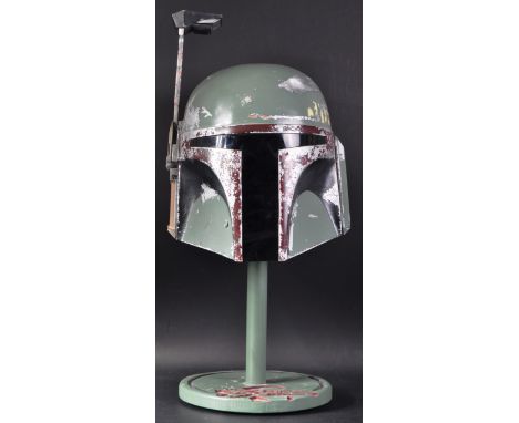 Estate of Jeremy Bulloch - Star Wars - Boba Fett - Bulloch's personally owned 1/1 scale replica presentation Boba Fett helmet