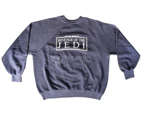 Estate of Jeremy Bulloch - Star Wars - Return Of The Jedi (1983) - Bulloch's personally owned crew sweatshirt. The cotton-ble