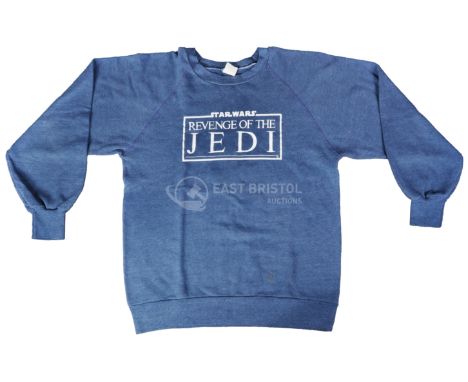 Estate of Jeremy Bulloch - Star Wars - Return Of The Jedi (1983) - Bulloch's personally owned crew sweatshirt. The cotton-ble