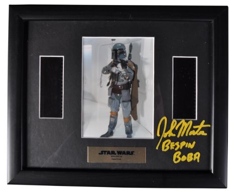 Estate of Jeremy Bulloch - Star Wars - John Morton (Boba Fett in Bespin Scene) - Rye By Post issued film cel presentation fea