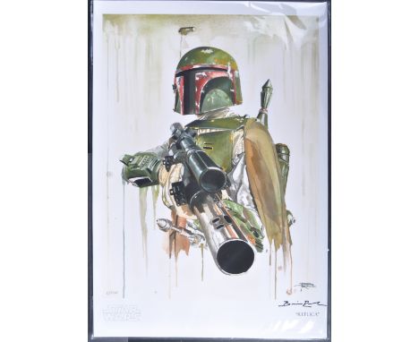 Estate of Jeremy Bulloch - Star Wars - Artwork - Brian Rood (Official Artist) - 'Replica' - a Limited Edition officially rele