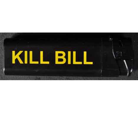 Estate of Jeremy Bulloch - Kill Bill - David Carradine (1936-2009) - autographed 'Kill Bill' cigarette lighter. Signed in sil