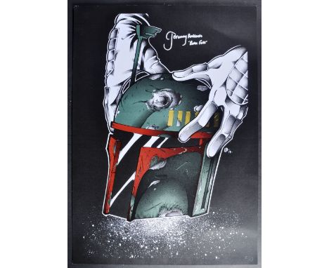 Estate of Jeremy Bulloch - Star Wars - Artwork - a large format Limited Edition high quality lithograph print depicting Boba 