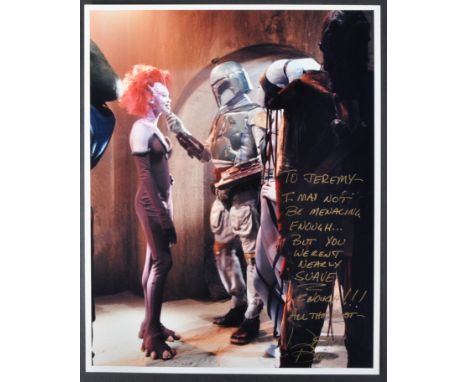 Estate of Jeremy Bulloch - Star Wars - Don Bies (Boba Fett in Special Edition) - a unique hand signed 8x10" colour photograph