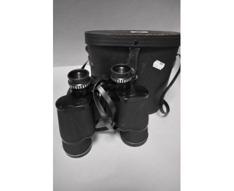 A set of modern Pathescope 16x50 binoculars with fitted case