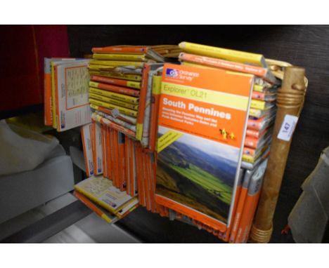 A good selection of local interest ordnance survey guides and maps