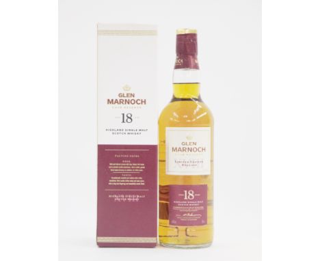 Glen Marnoch 18 year old limited edition release Highland single malt Scotch whisky,&nbsp;housed in original box, 40% vol, 70