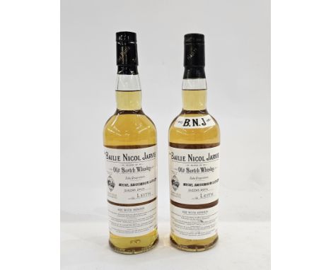 Two bottles of The Bailie Nicol Jarvie blend of old scotch whisky, 70cl 40% vol (2)