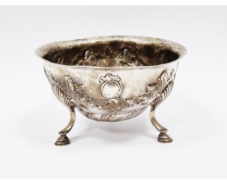 Irish silver sugar bowl, Dublin hallmark, lacking date letter but probably late 18th century, maker Matthew West, engraved de