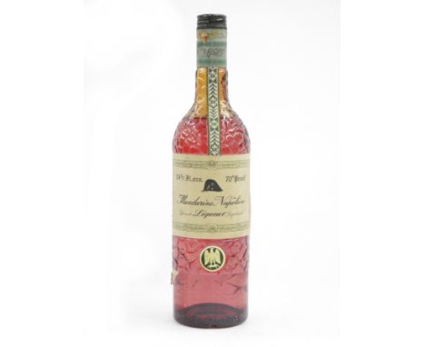 A vintage bottle of Mandarine Napoleon Liqueur 70% proof 24 3/5 fl ozs&nbsp;