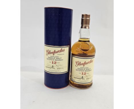 Glenfarclas 12 year old Highland single malt Scotch whisky&nbsp;distilled and bottled by J&amp;G Grant, 700ml, 43% vol, in or