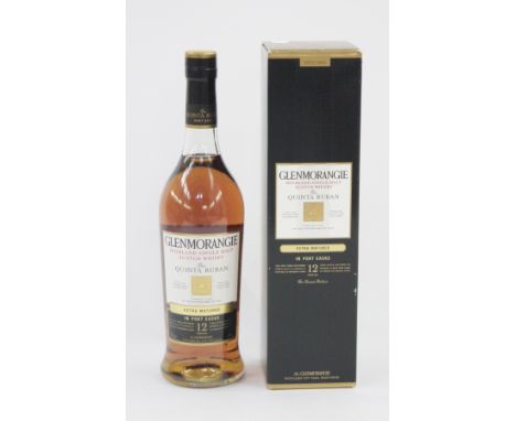 Glenmorangie The Quinta Ruban 12 year old highland single malt scotch whisky, extra matured in port casks, 46% vol 70cl