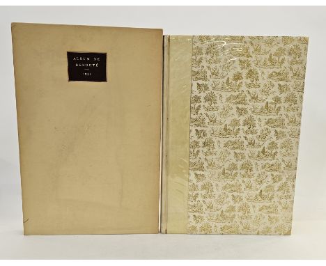 Sitwell, Sacheverell and Maydol, Roger "Album De Redoute ...&nbsp;with 25 facsimile colour plates from the edition of 1824...