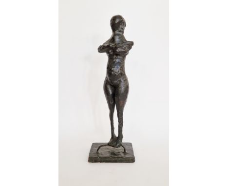 Reg Butler (1913-1981) bronze, "Ophelia L", 1955-56, 50cm high (8 of 8), together with Gallery Pangolin receipt and certifica