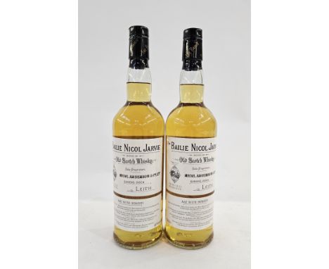 Two bottles of The Bailie Nicol Jarvie blend of old scotch whisky,&nbsp;70cl, 40% vol (2)