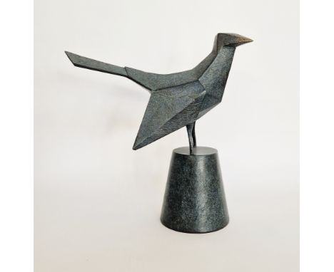 Terence Coventry (1938-2017) bronze, "Cuckoo" 2013, 48cm (1 of 10), with Gallery Pangolin receipt and certificate October 202