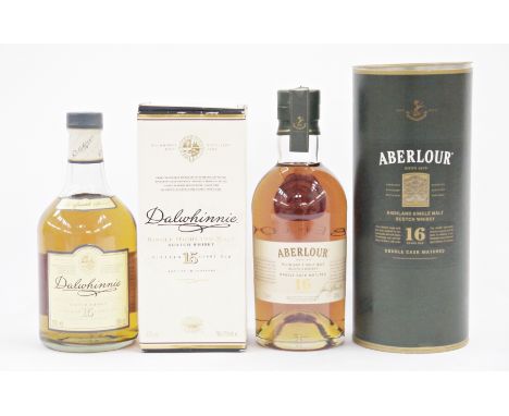Aberlour 16 year old double cask matured Highland single malt Scotch whisky, 70cl, 43% vol, and a Dalwhinnie 15 year old High