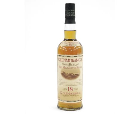 Glenmorangie 18 year old single Highland rare malt Scotch whisky, circa 1990's, distilled by Coy Tain, Ross-Shire bottled in 