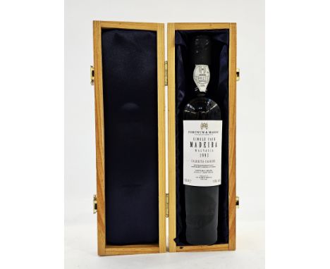 Fortnum &amp; Masons single cask Madeira&nbsp;the Malvasia 1993, from a Colheita cask no. 183C 50cl, 19% vol, in original For