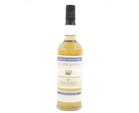 Glenmorangie burgundy wood finish single highland malt scotch whisky from the Coy Tain Ross-Shire distillery, 43% vol, 70cl