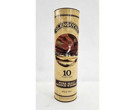 Glengoyne 10 year old pure malt Scotch whisky, duty free bottling, 1 litre, 43% vol, housed in original unopened container&nb