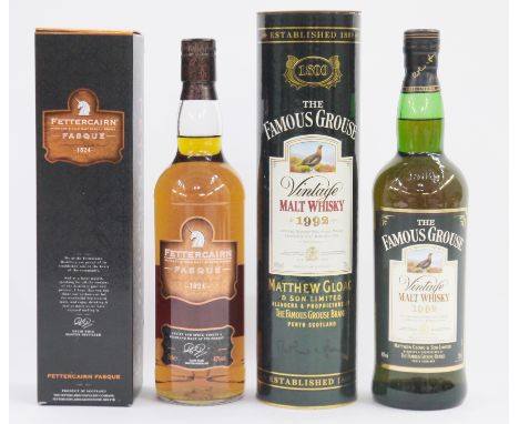 Fettercairn Fasque Highland single malt scotch whisky, estate bottling, established 1824, 42% vol, 70cl, together with The Fa