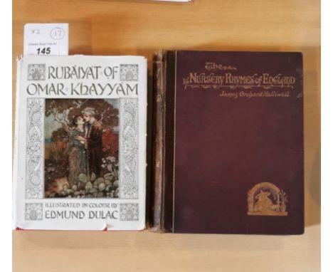 A copy of the Rubaiyat of Omar Khayyam, rendered into English verse by Edward Fitzgerald with illustrations by Edmund Dulac, 