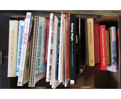 Assorted books relating to Magic inc Encyclopaedia of Dove Magic, Book of Magic Tricks and Making Magic