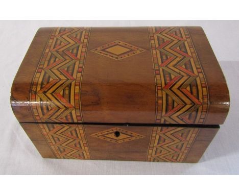 Strapware tea caddy