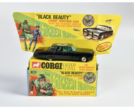 Corgi Toys, "Black Beauty Crime Fighting Car" Green Hornet, England, 1:43, Druckguss, Okt Z 2, Z 1-