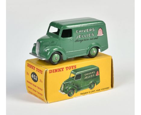 Dinky Toys, Trojan Van, "CHIVERS", England, 1:43, Druckguss, Okt. Z 1-, Z 1