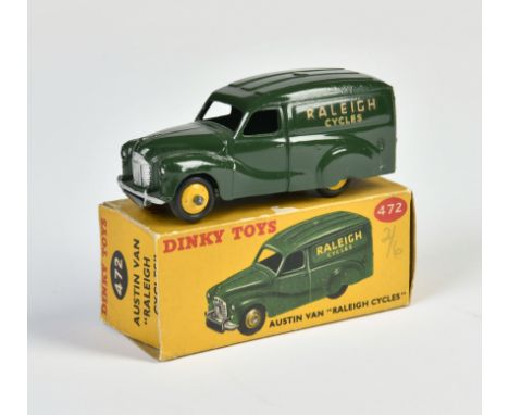 Dinky Toys, Austin Van, "RALEIGH", England, 1:43, Druckguss, Okt. Z 2-, Z 1