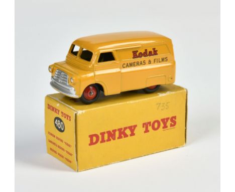 Dinky Toys, Bedford Van, "KODAK", England, 1:43, Druckguss, Okt. Z 2, Z 1