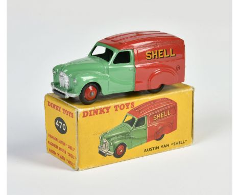 Dinky Toys, Austin Van "SHELL", England, 1:43, Druckguss, Okt. Z 2+, Z 1-