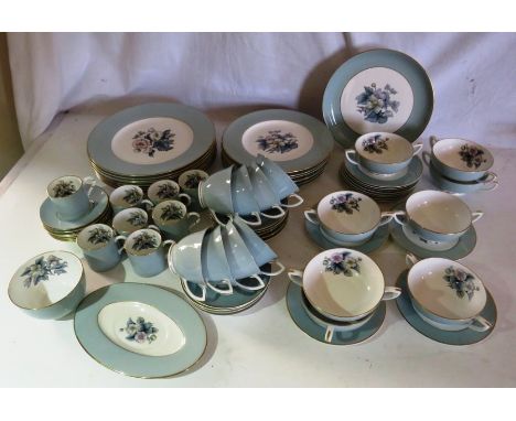 Royal Worcester Woodland pattern part dinner and tea service 8 place settingsgood condition
