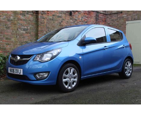 Vauxhall Viva SE, 1L petrol car, five door hatchback, one owner from new, first registered March 2016, registration number: N