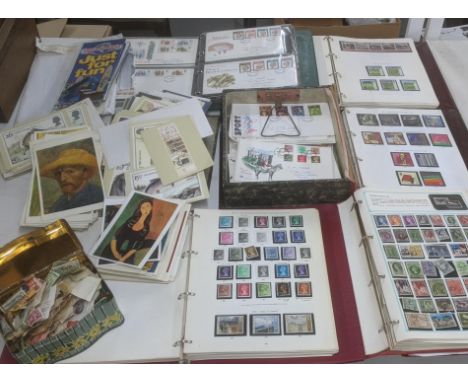 Stamps to include part filled stamp albums including Commonwealth examples and others, along with an album of first day cover