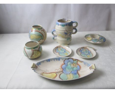 Seven pieces of Carltonware, c1930