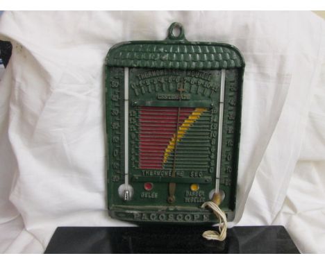 A vintage French "Pagoscope" frost warner for vineyards