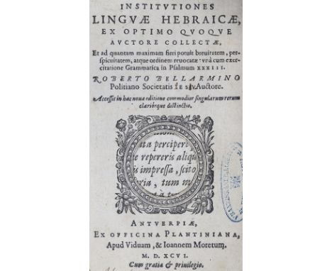 Molther,J.: Malleus obstinationis iudaicae, hoc est, duae disputationes theologicae, infidelitati... Ffm., Latomus 1600. 8 Bl