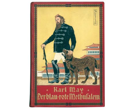 May,K.: Der blaurote Methusalem. Eine Erzählung für die reifere Jugend. 5. Aufl. Stgt. u.a., UDV (1908). Mit farb. Titelbild 