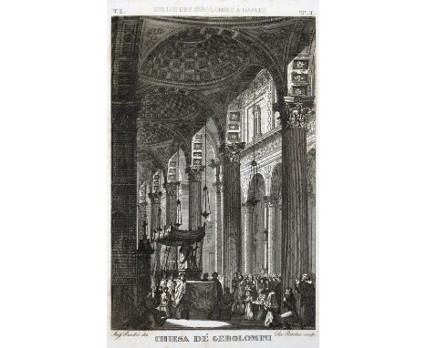 Pistolesi,S.: Album pittoresco disegnato ed inciso. 3 Bde. Florenz 1850. Fol. Mit 1 gest. Portrait u. 300 (inkl. Titel) litho