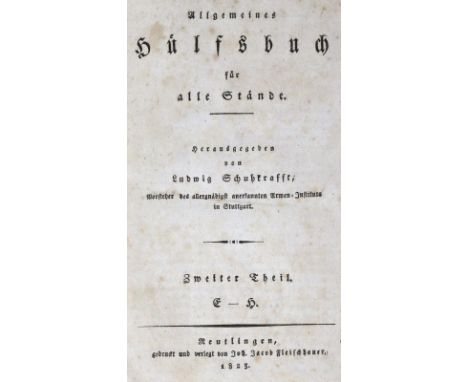 Sammlung: von 7 (tls. Einzelbände aus mehrbändigen Werken) Schriften in 14 Bdn. Versch. Einbde.  ╔Enthält: Schönlein,J.L.╗ Al