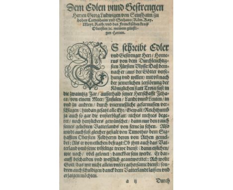 Grisone,F: Hippokomike (graece). Künstlicher Bericht und allerzierlichste beschreybung: Wie die Streitbarn Pferdt (durch welc