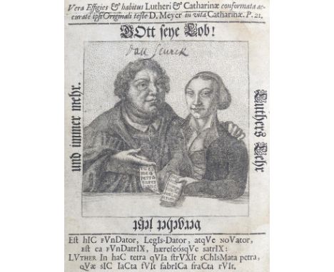 Mayer,J.F.: Unsterblicher Luther. In öffentlichem Druck biß in den Himmel erhoben und jetzund wiederum als der Lutheraner zwe